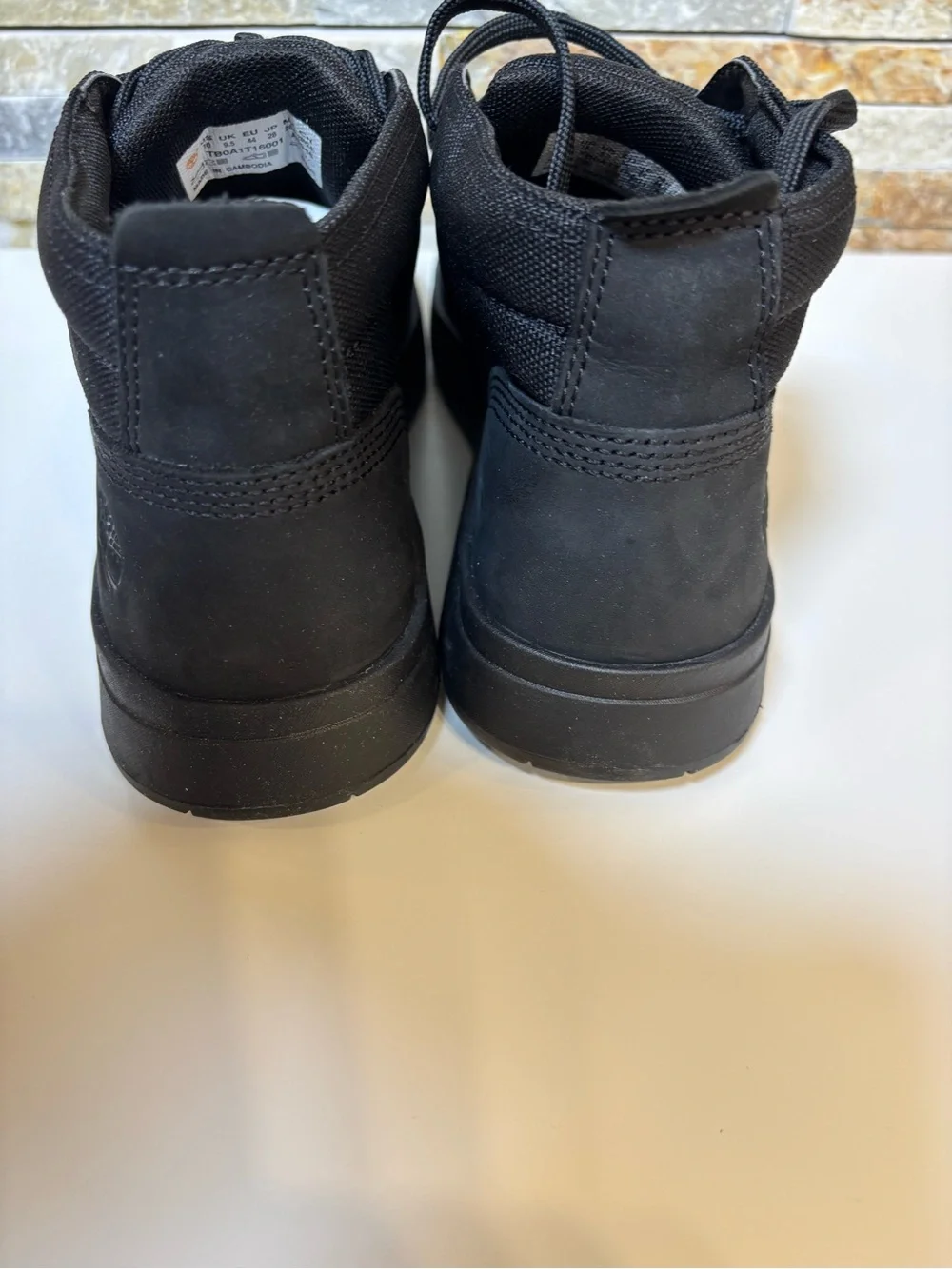 Timberland Davis Square Chukka Sneakers Men's 10 Blackout Nubuck NWT